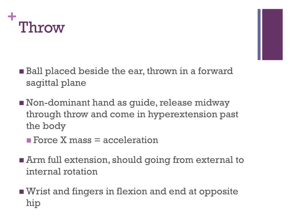 PPT The Biomechanics of Throwing a Football PowerPoint Presentation, free download ID2492465