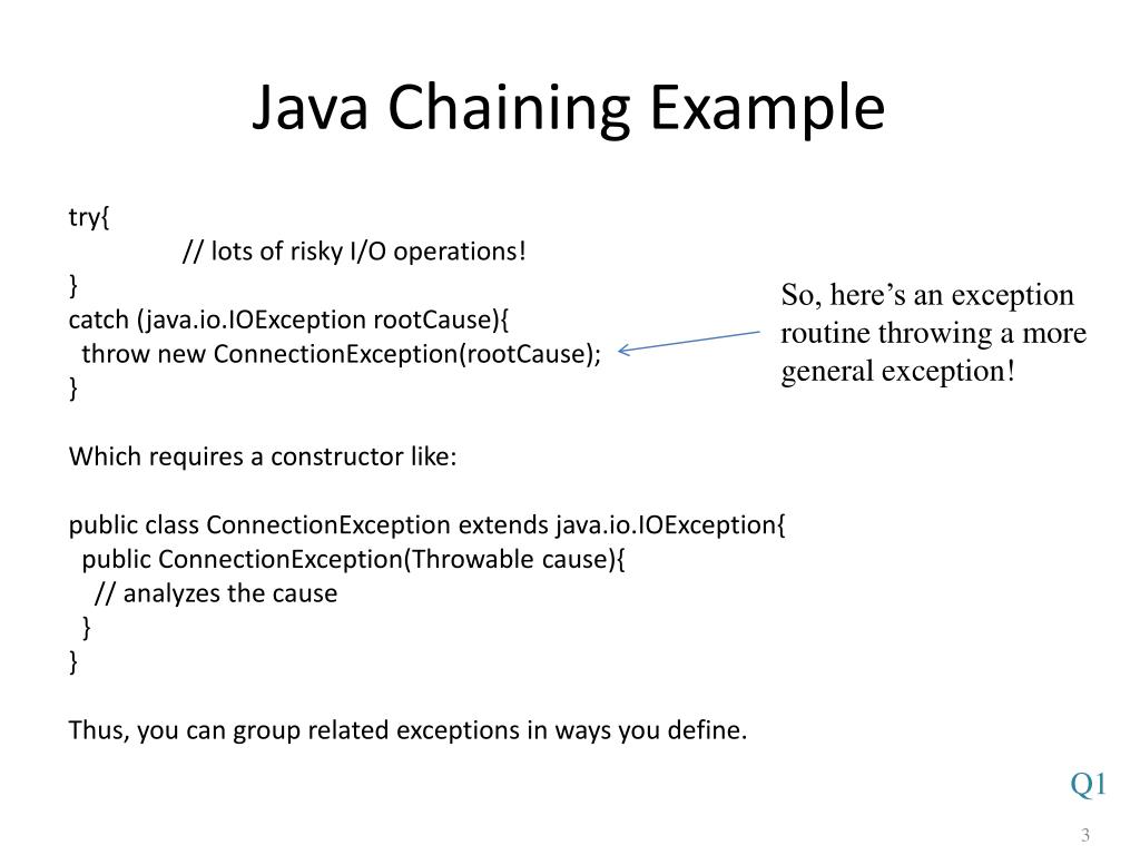 PPT Software Construction and Evolution CSSE 375 Exception Handling