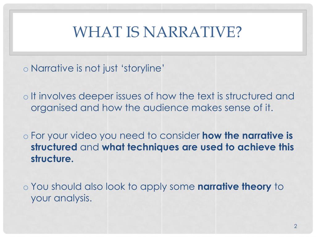 PPT Narrative theory PowerPoint Presentation, free download ID2494407
