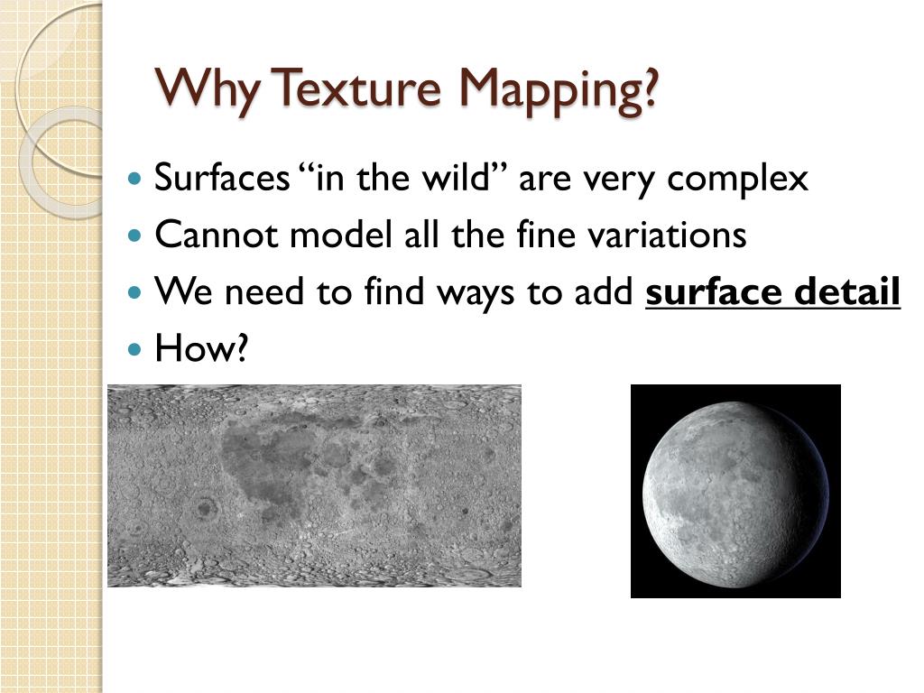 PPT Texture Mapping PowerPoint Presentation, free download ID2494908
