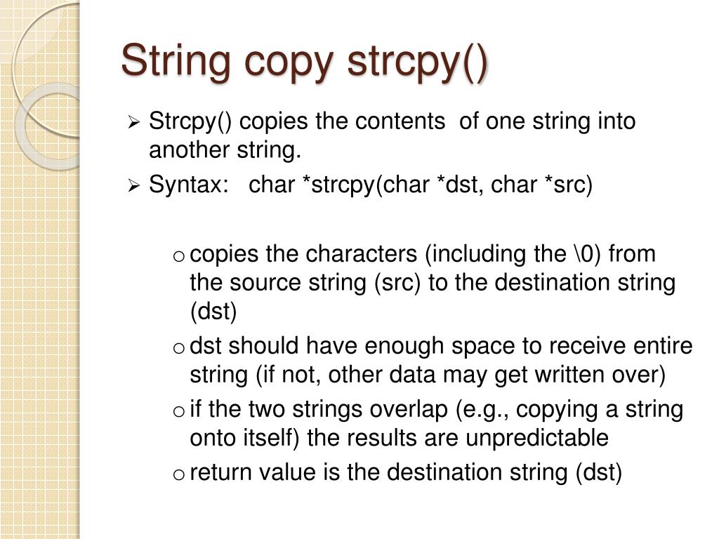 PPT STRINGS IN C PowerPoint Presentation, free download ID2495639