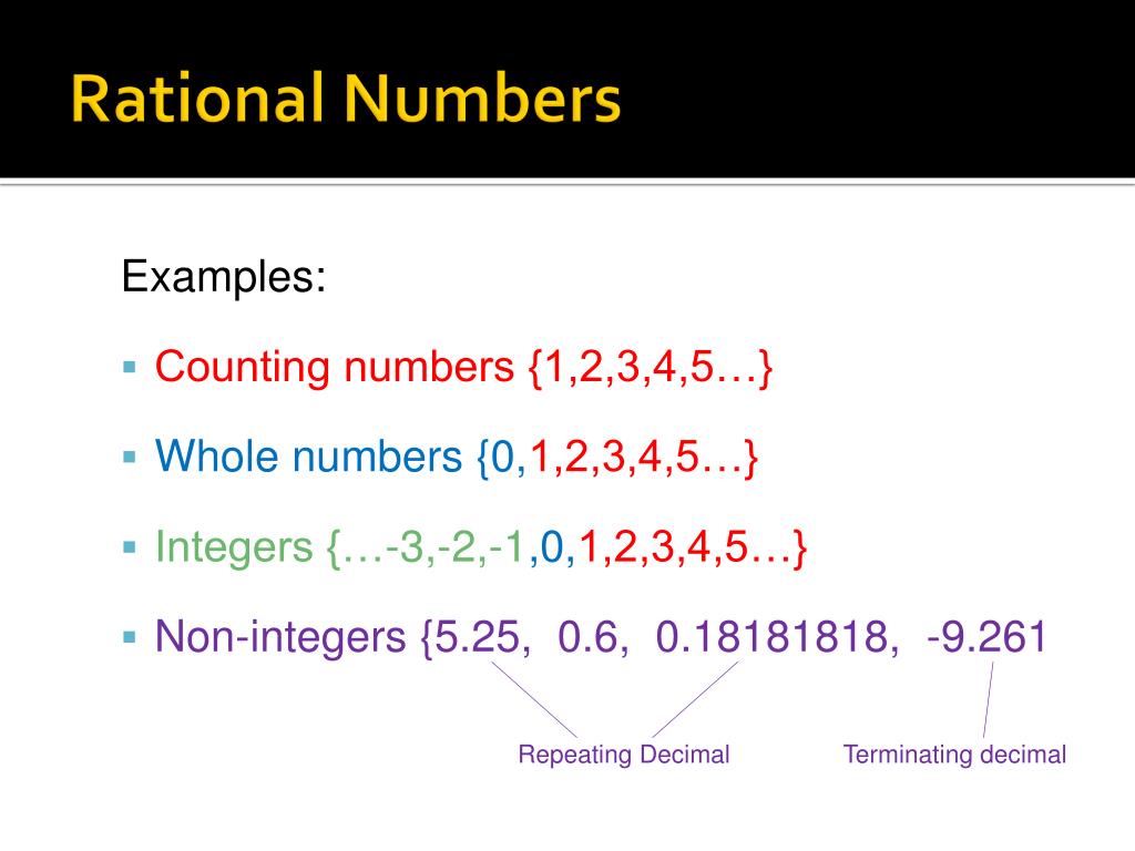 PPT Rational and Irrational Numbers PowerPoint Presentation, free