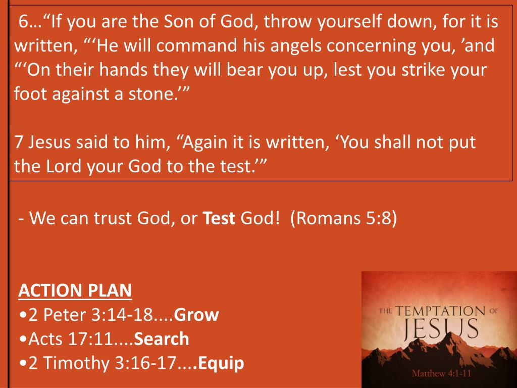 PPT Our Weapon Against Temptation PowerPoint Presentation, free