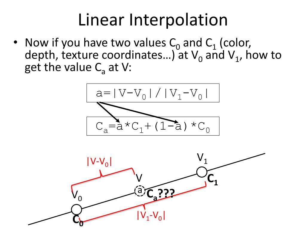 PPT Linear Interpolation PowerPoint Presentation, free download ID