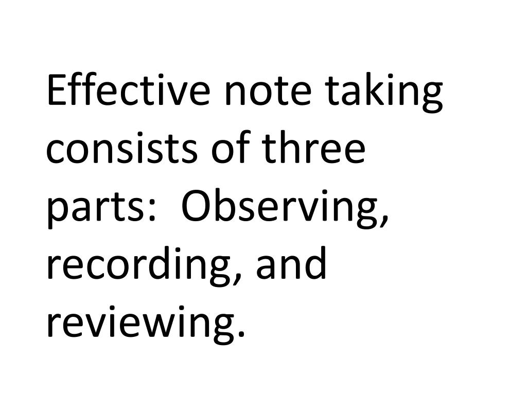 PPT Note Taking PowerPoint Presentation, free download ID2500251