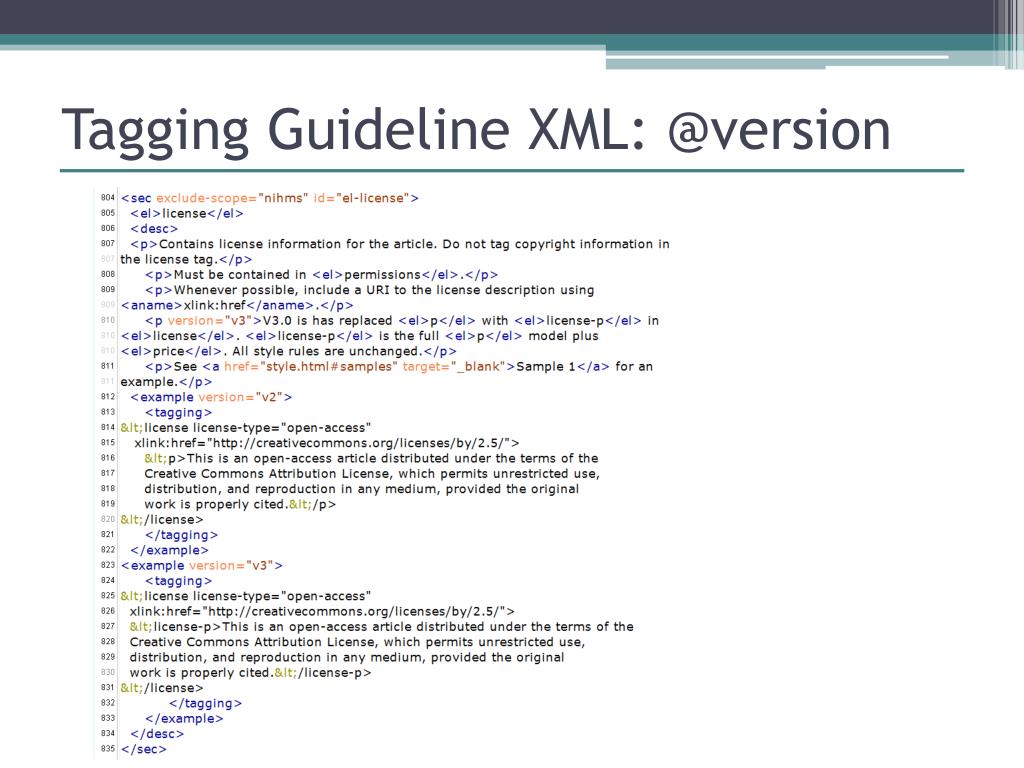 PPT PMC Tagging Guidelines PowerPoint Presentation, free download ID2500676
