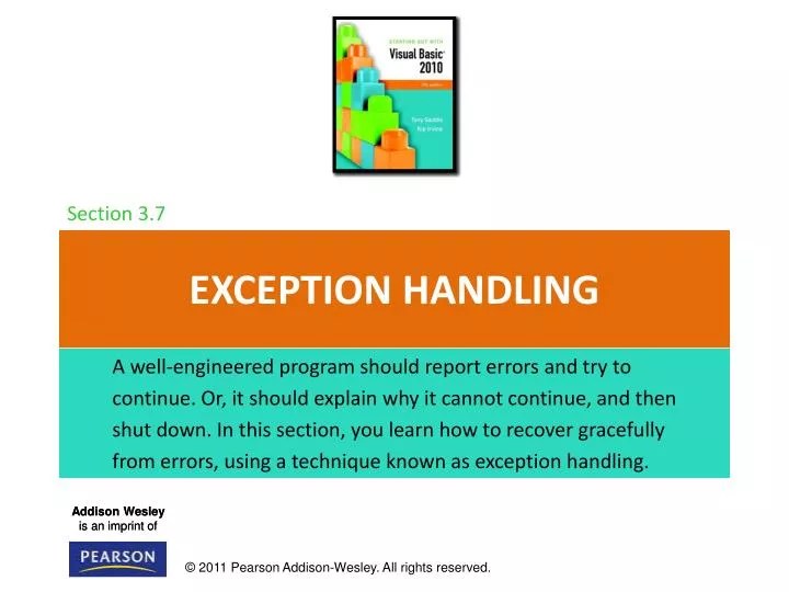 PPT Exception Handling PowerPoint Presentation, free download ID