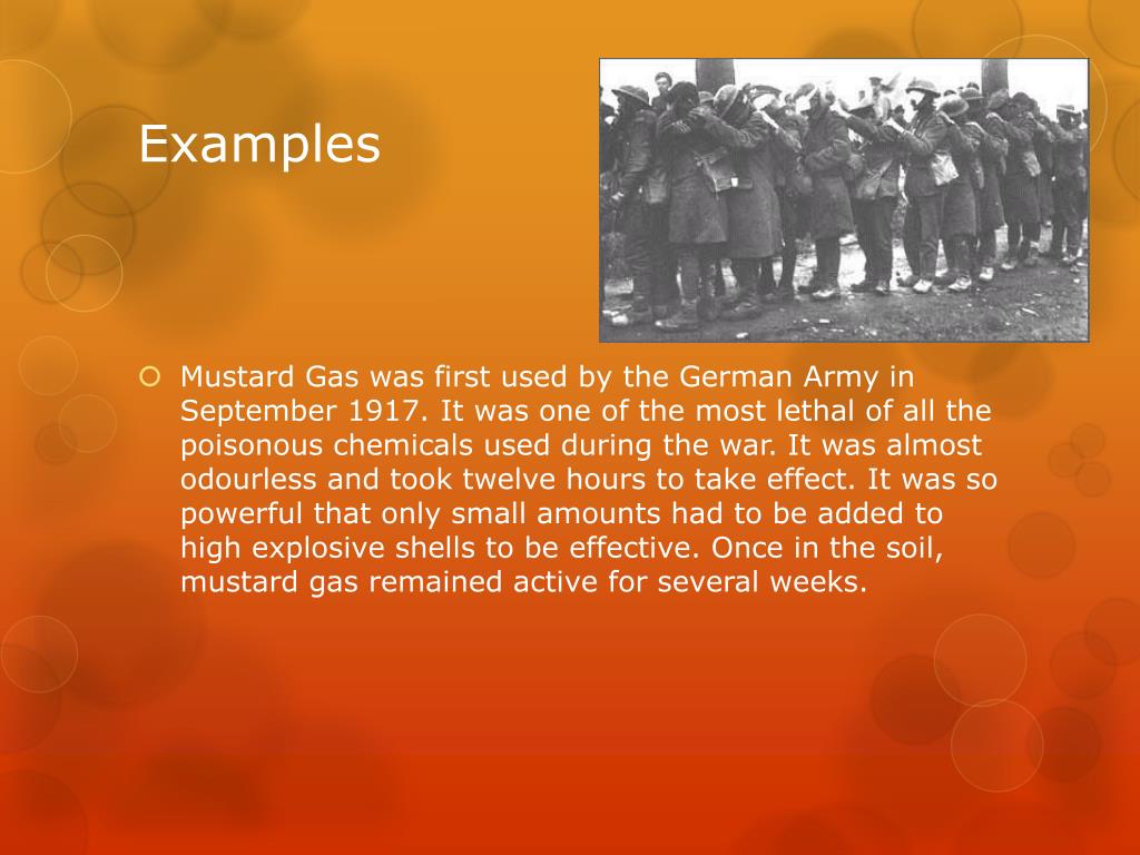 PPT Sulfur Mustard (Mustard Gas) PowerPoint Presentation, free