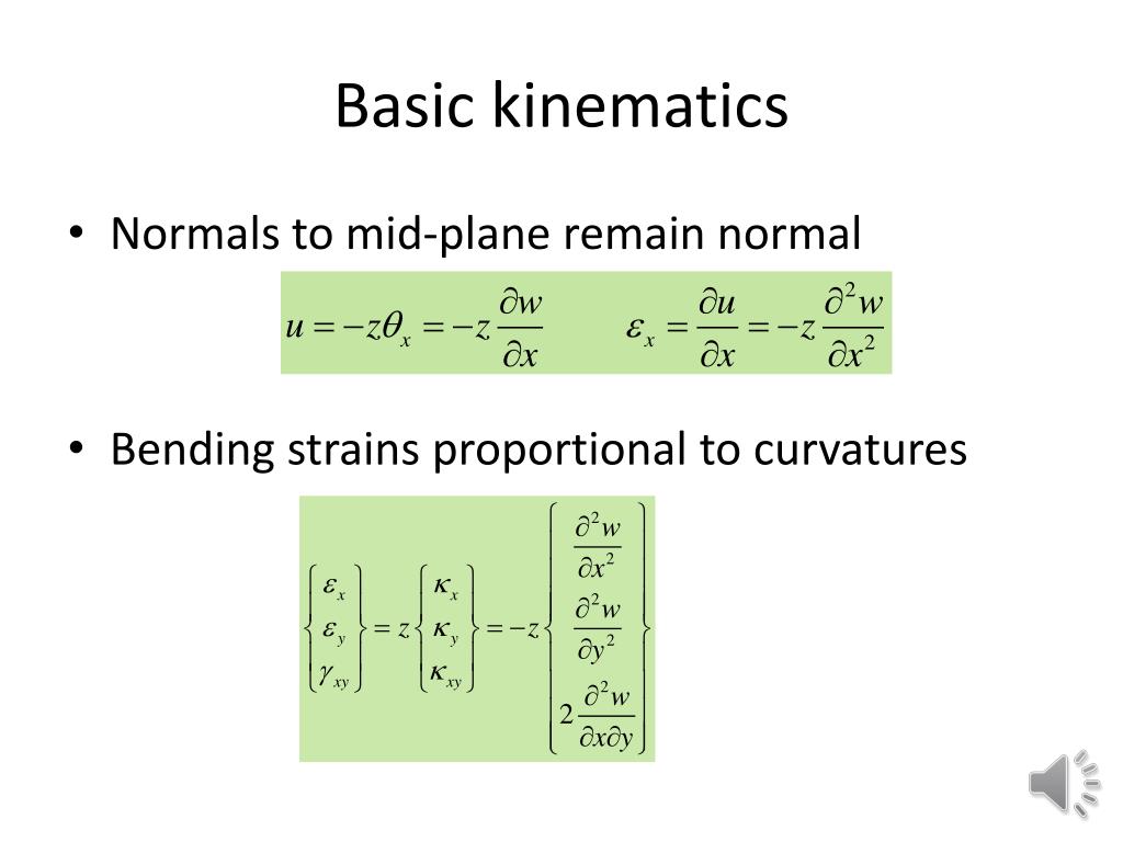 PPT 2.3 Bending deformation of isotropic layer classical lamination
