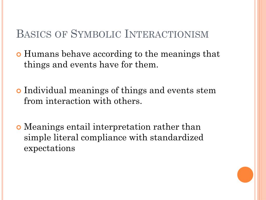 PPT Symbolic Interactionism PowerPoint Presentation, free download