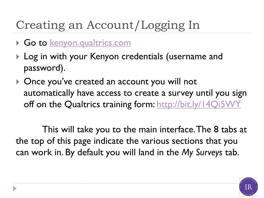 PPT Qualtrics Survey Tool Kenyon PowerPoint Presentation, free download ID2506687