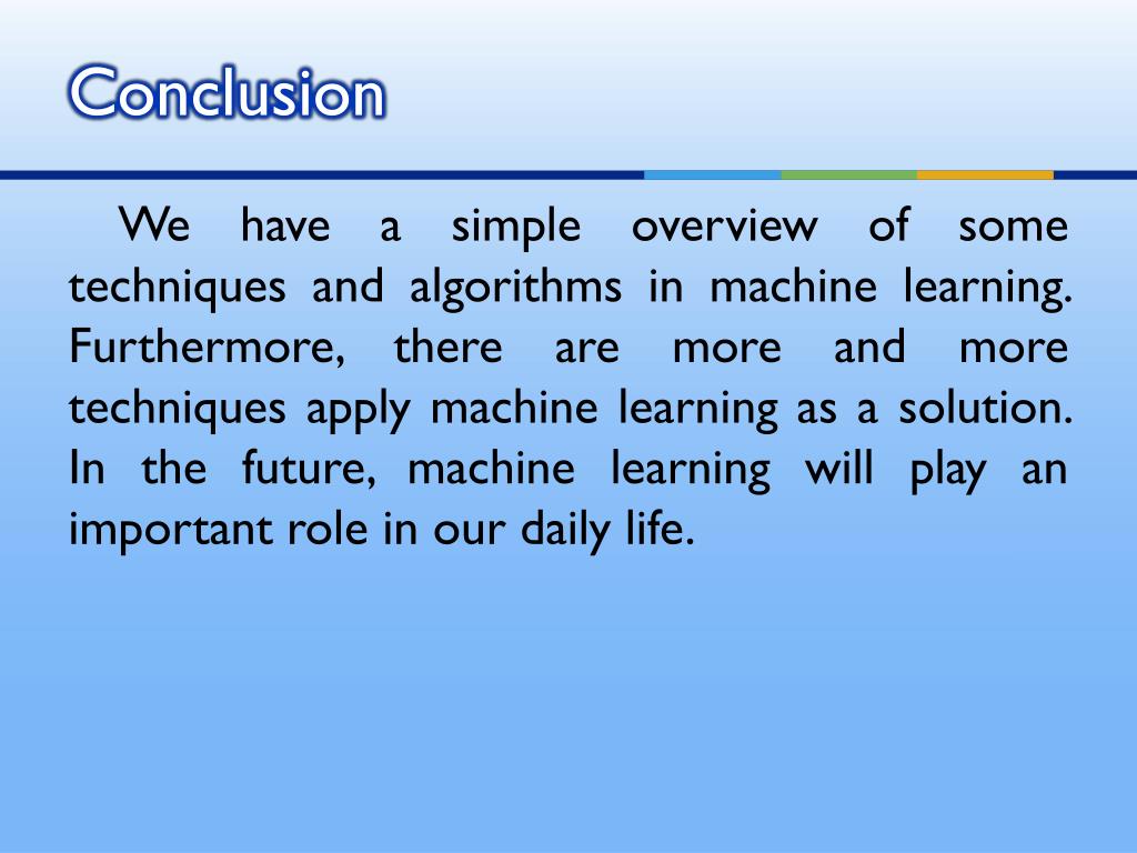 PPT An Overview of Machine Learning PowerPoint Presentation, free