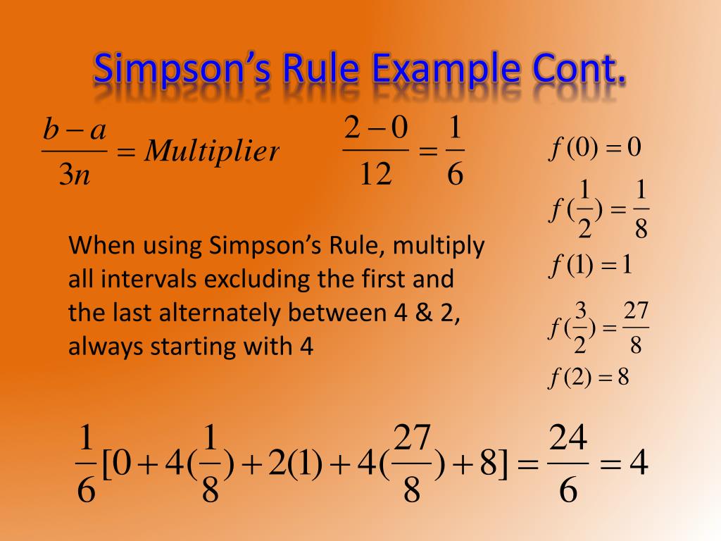 PPT Riemann Sums, Trapezoidal Rule, & Simpson’s Rule PowerPoint