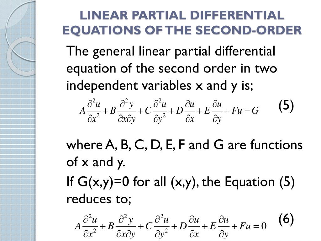 PPT PARTIAL DIFFERENTIAL EQUATIONS PowerPoint Presentation, free