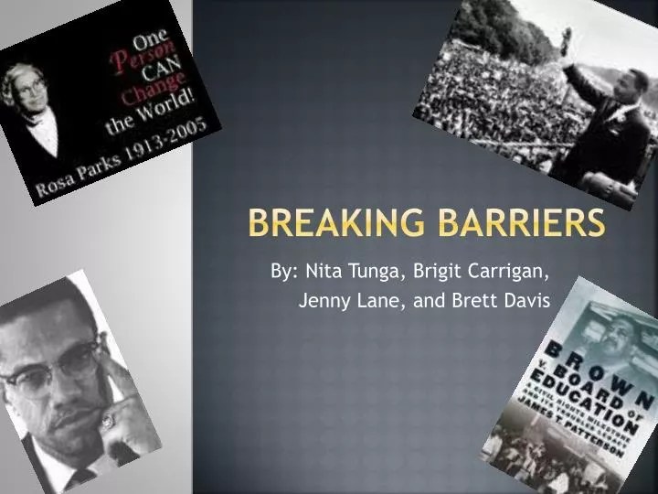 PPT Breaking Barriers PowerPoint Presentation, free