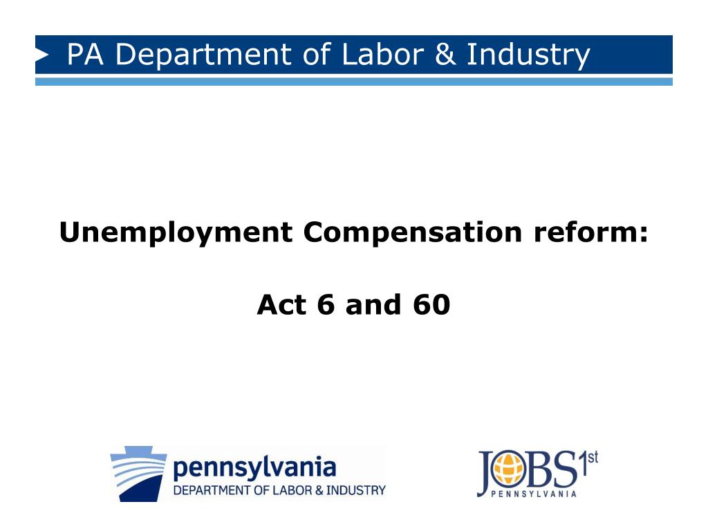 PPT Jobs 1 st PA Building a Stronger Pennsylvania PowerPoint