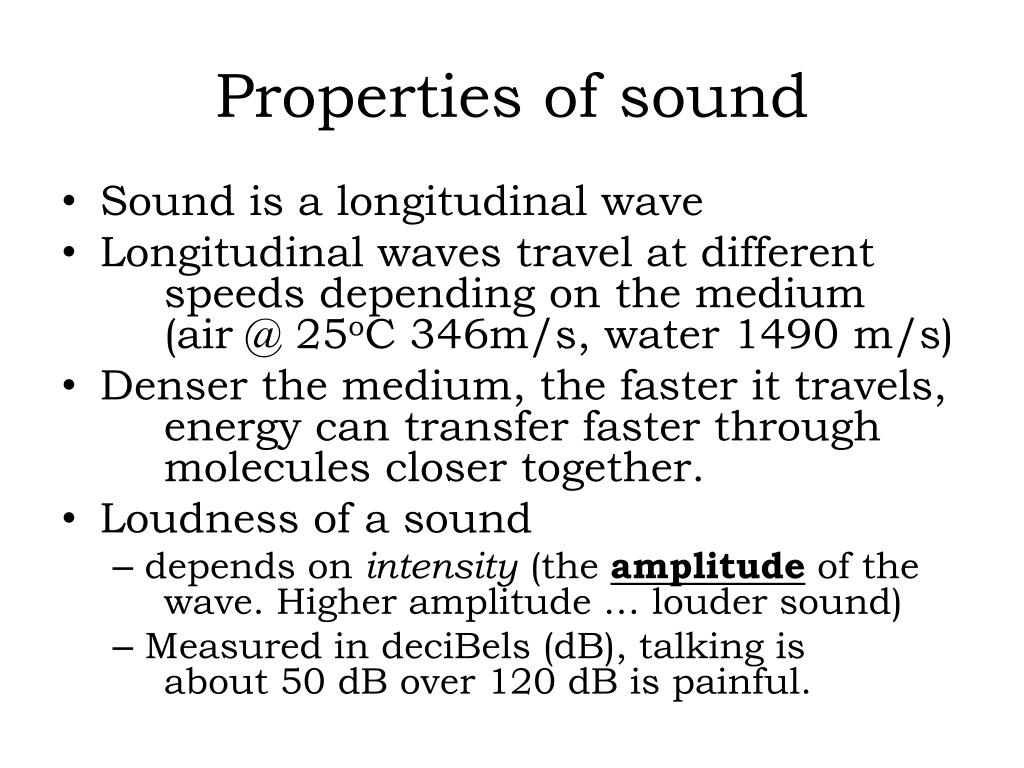PPT Properties of sound PowerPoint Presentation, free download ID