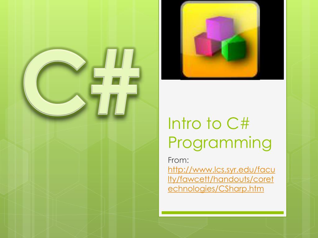 PPT Intro to C Programming PowerPoint Presentation, free download