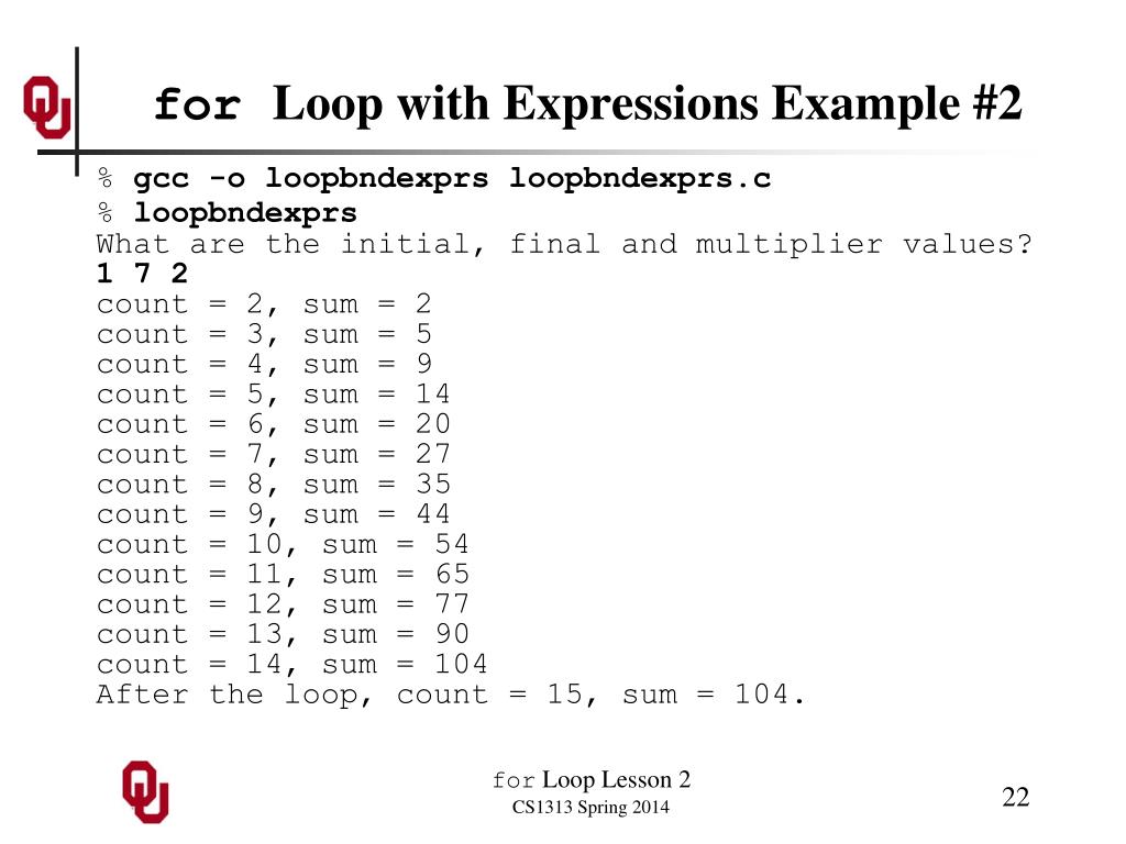 PPT for Loop Lesson 2 Outline PowerPoint Presentation, free download