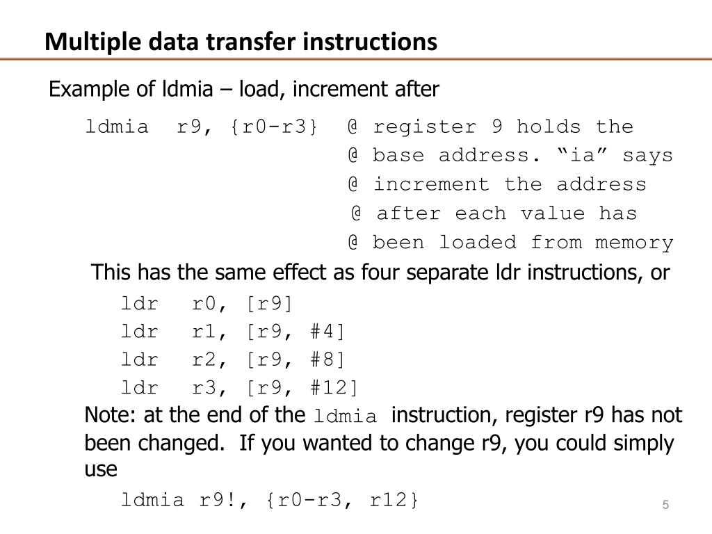 PPT Multiple data transfer instructions PowerPoint Presentation, free