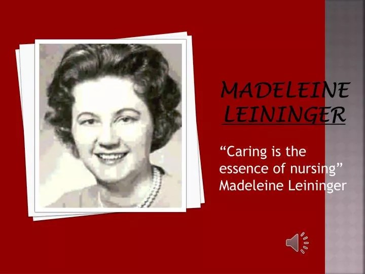 PPT Madeleine Leininger PowerPoint Presentation, free download ID