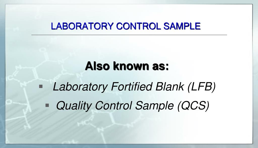 PPT LECTURE 13 QUALITY ASSURANCE METHOD VALIDATION PowerPoint