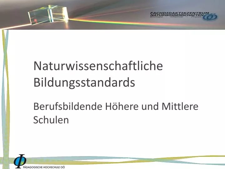 PPT Naturwissenschaftliche Bildungsstandards Berufsbildende Höhere