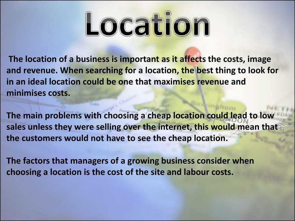 PPT Location Factors PowerPoint Presentation, free download ID2526606