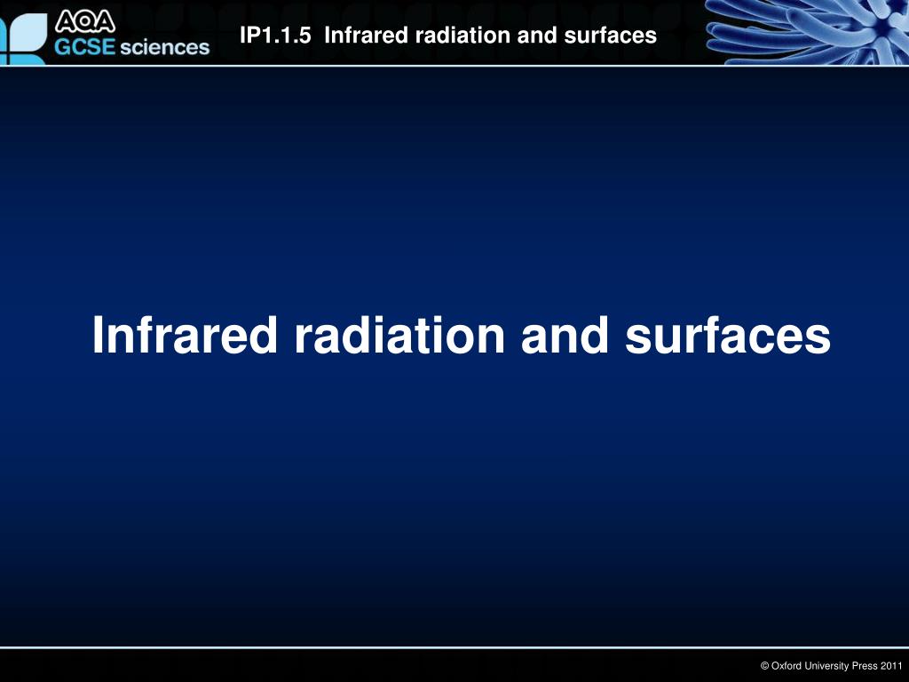 PPT Infrared radiation and surfaces PowerPoint Presentation, free