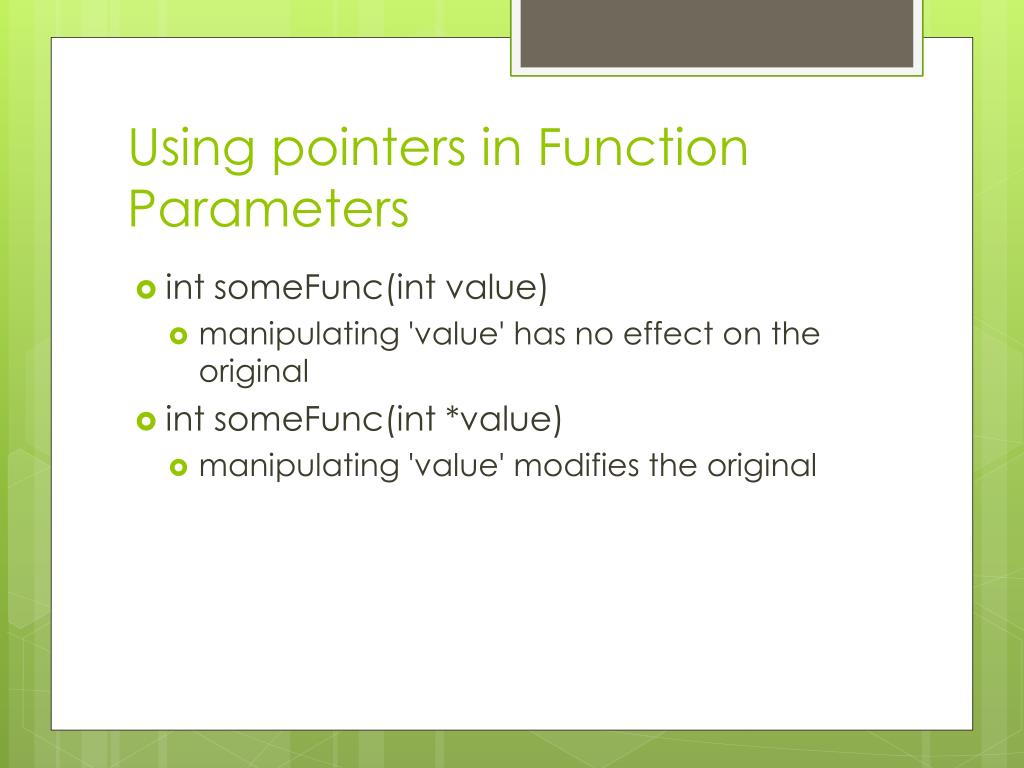 PPT C++ Pointers Review PowerPoint Presentation, free download ID
