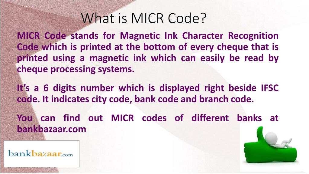 PPT IFSC and MICR Code of all Banks PowerPoint Presentation, free