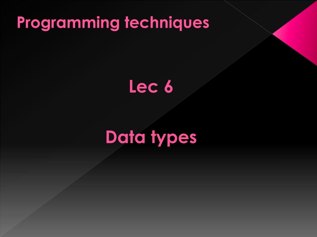 PPT Programming techniques PowerPoint Presentation, free download ID2529102