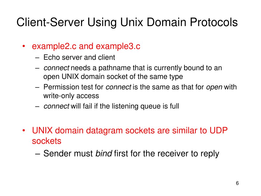 PPT Unix Domain Protocols PowerPoint Presentation, free download ID