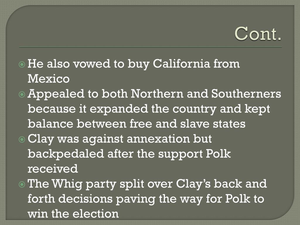 PPT The War with Mexico PowerPoint Presentation, free download ID