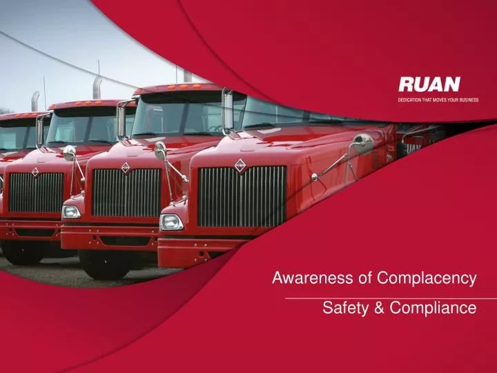 PPT Awareness of Complacency Safety & Compliance PowerPoint
