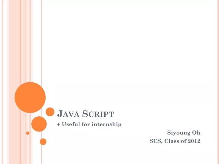 PPT Java Script PowerPoint Presentation, free download ID2532932