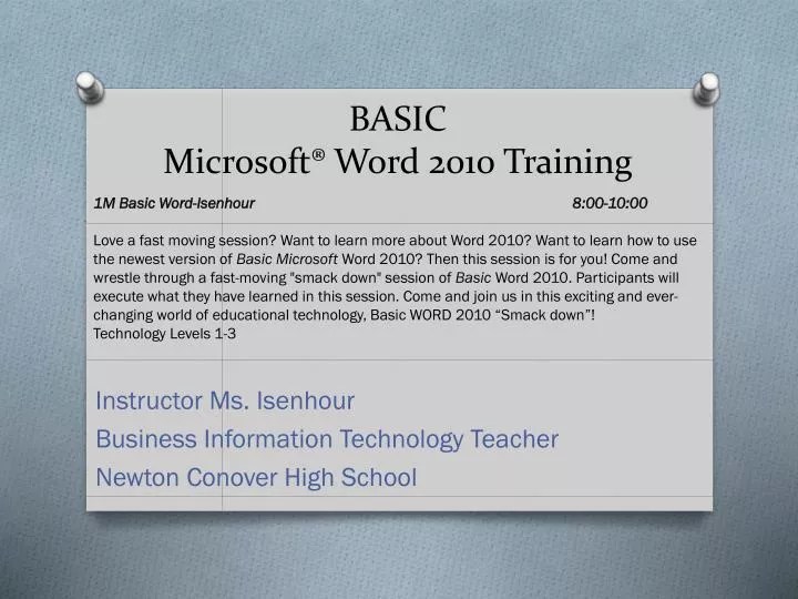 Word for Windows training Microsoft Support