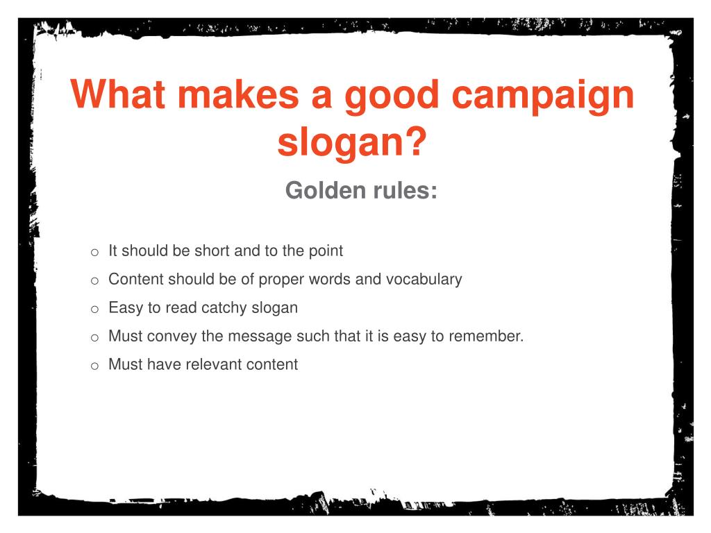 PPT Great Campaign Slogans PowerPoint Presentation, free download