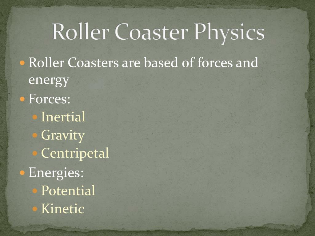 PPT Roller Coasters PowerPoint Presentation, free download ID2536217