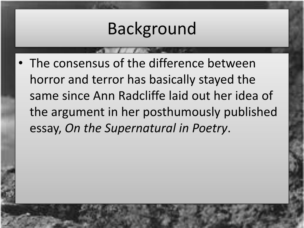 PPT Horror v Terror PowerPoint Presentation, free download ID2537635