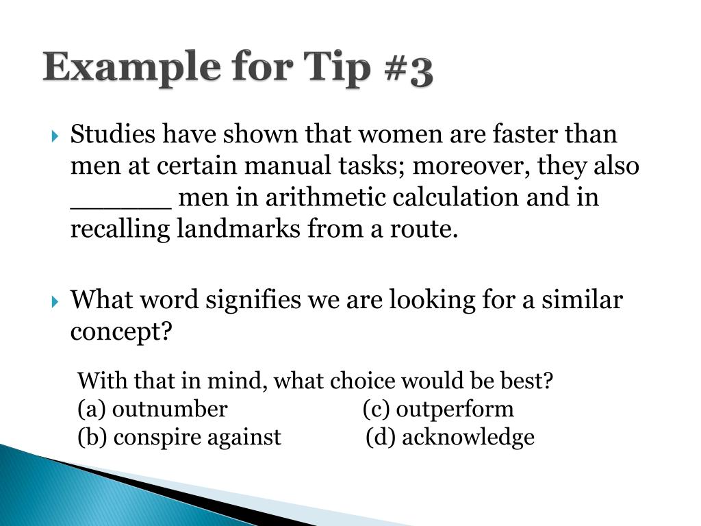 PPT Sentence Completion Strategies PowerPoint Presentation, free