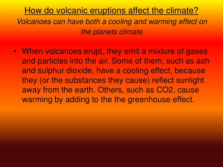 PPT VOLCANIC ERUPTIONS PowerPoint Presentation ID2554561