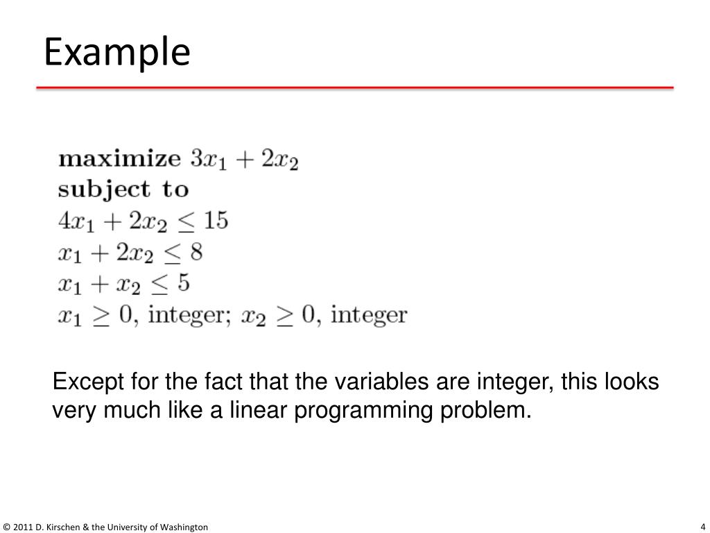 PPT Introduction to Mixed Integer Linear Programming PowerPoint Presentation ID2555377