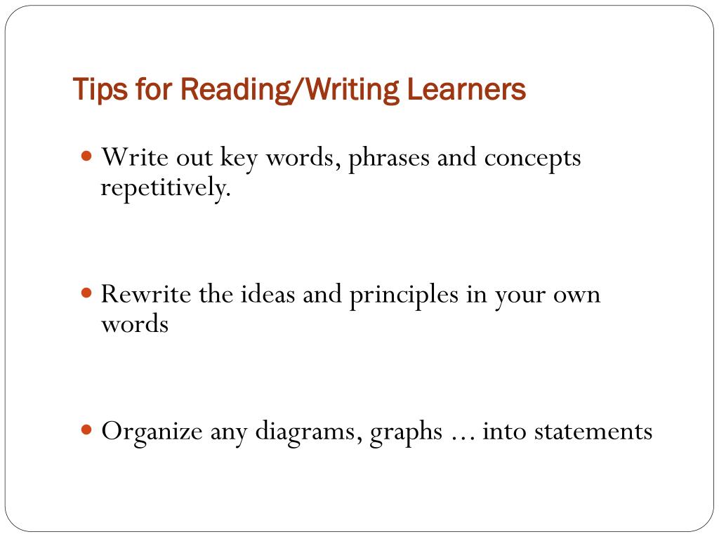 PPT Learning Styles PowerPoint Presentation, free download ID2558256