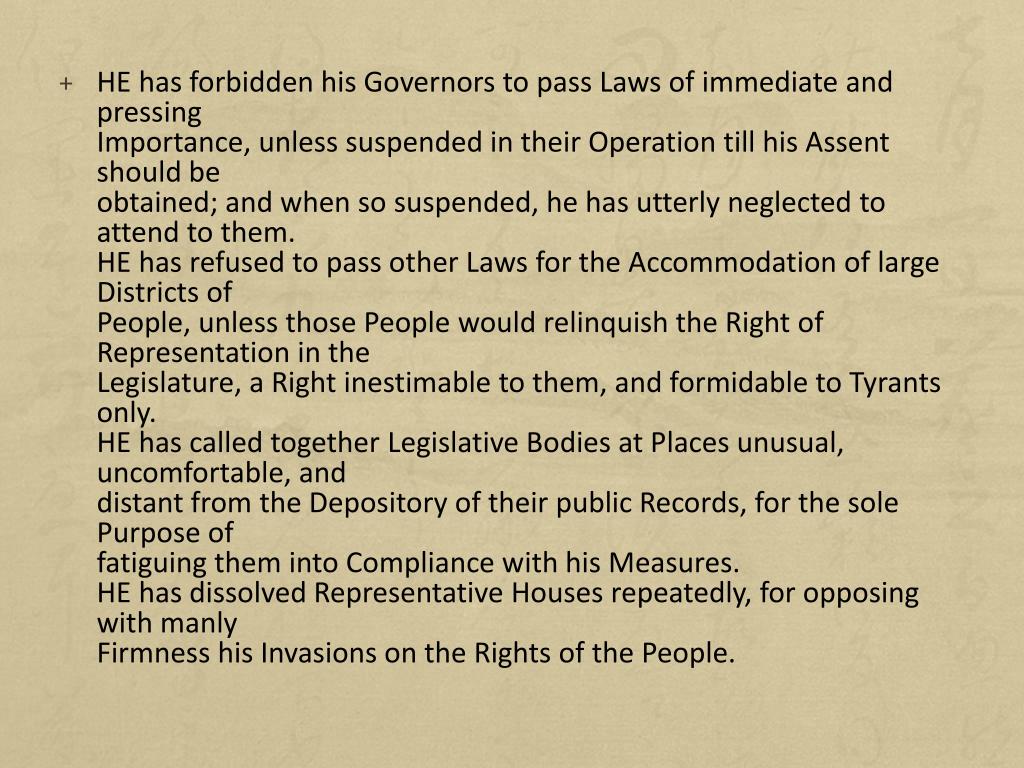 PPT Declaration of Independence PowerPoint Presentation, free