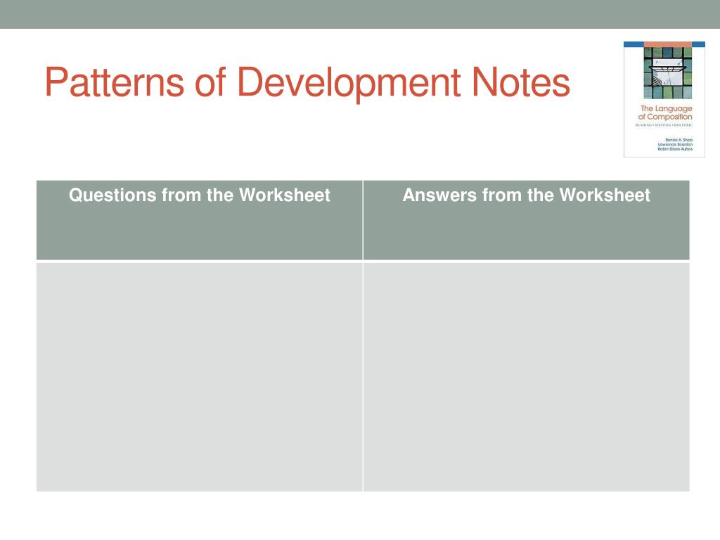 PPT Patterns of Development PowerPoint Presentation, free download ID2562386