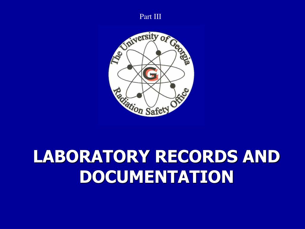 PPT LABORATORY RECORDS AND DOCUMENTATION PowerPoint Presentation