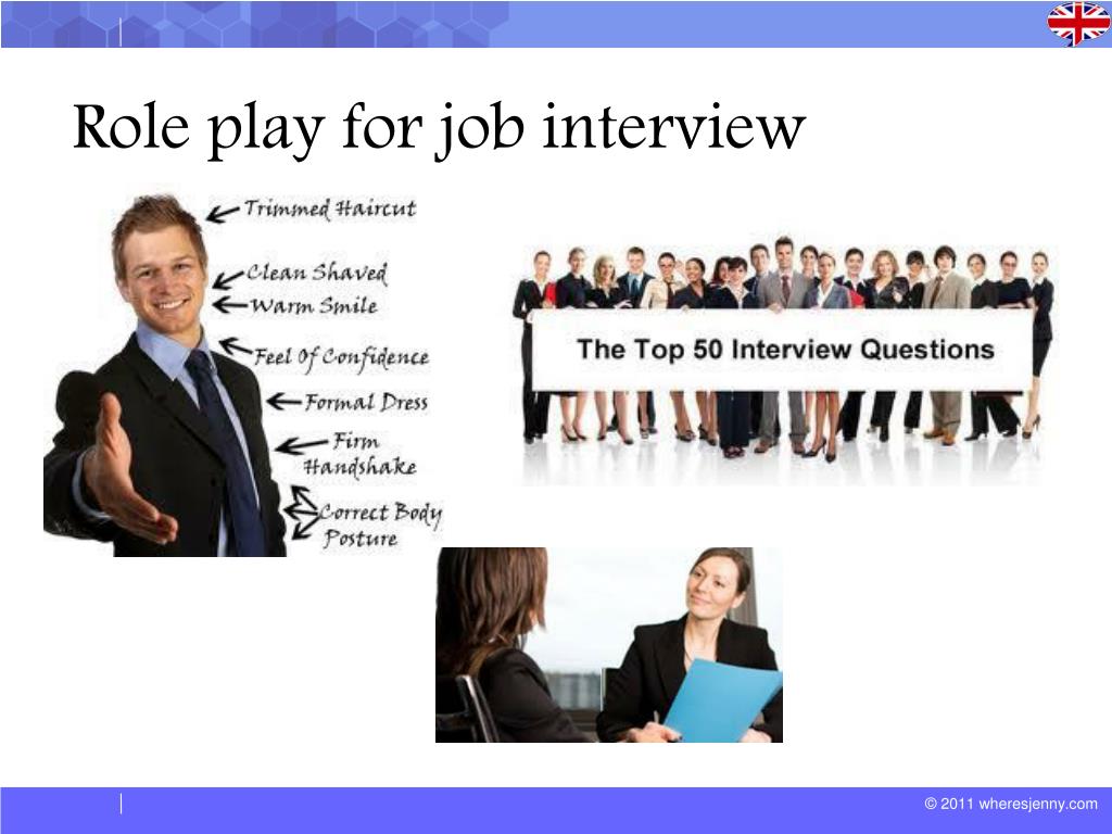 PPT Role play for job interview PowerPoint Presentation, free