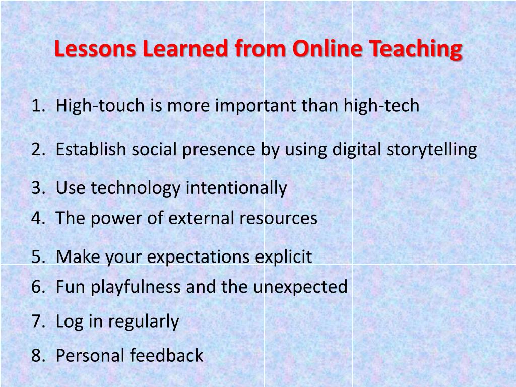 PPT Best Practices for Online Teaching PowerPoint Presentation, free