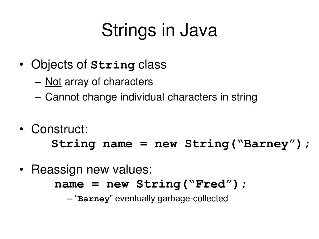 PPT Introduction to Java Objects PowerPoint Presentation, free